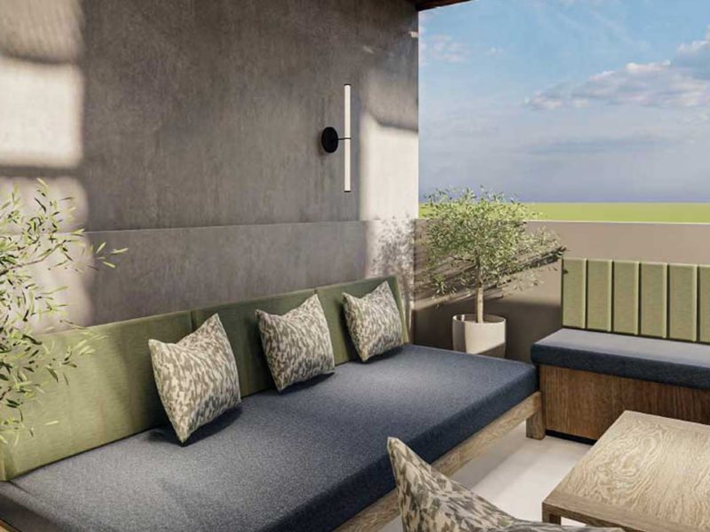 Apartamento de 2 Dormitorio con Azotea Privada